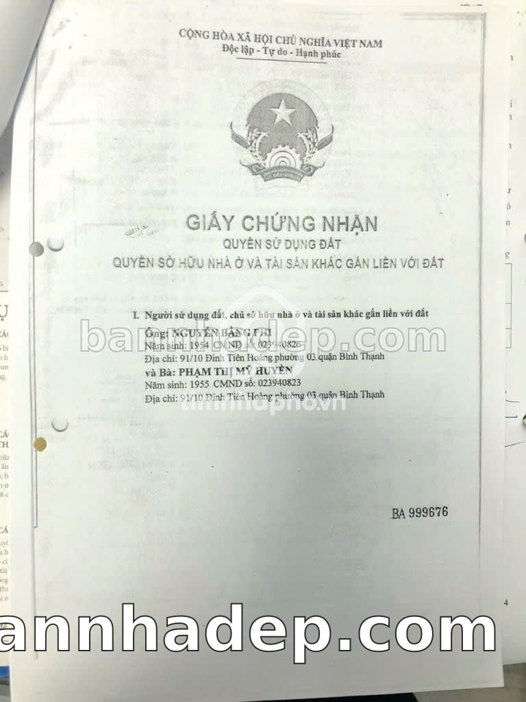 Bán nhà 26/20b/9 Lê Văn Duyệt phường 1 quận Bình Thạnh - Hinh 4
