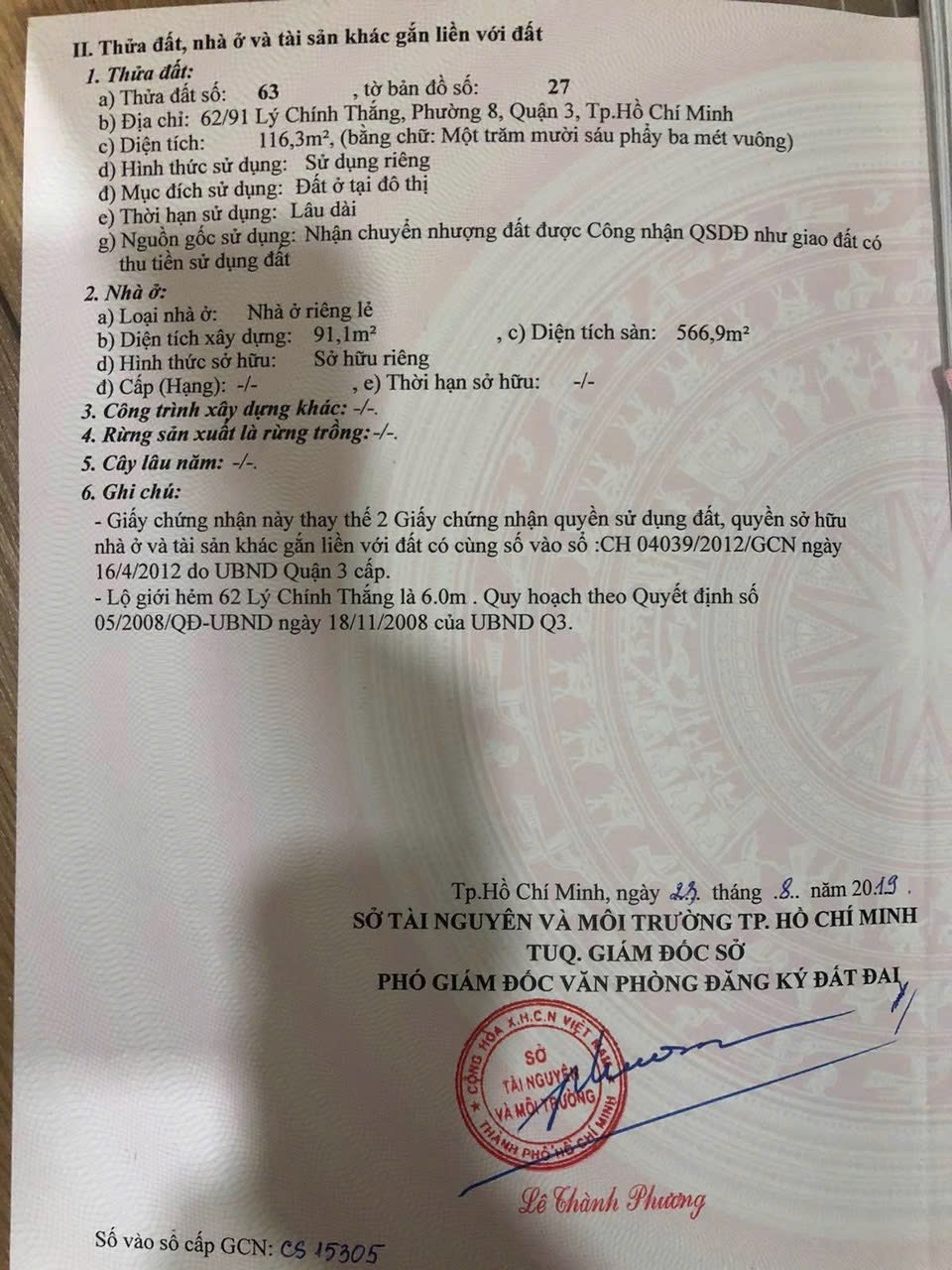 Bán nhà 62/91 Lý Chính Thắng Phường Xuân Hòa - Hinh 9