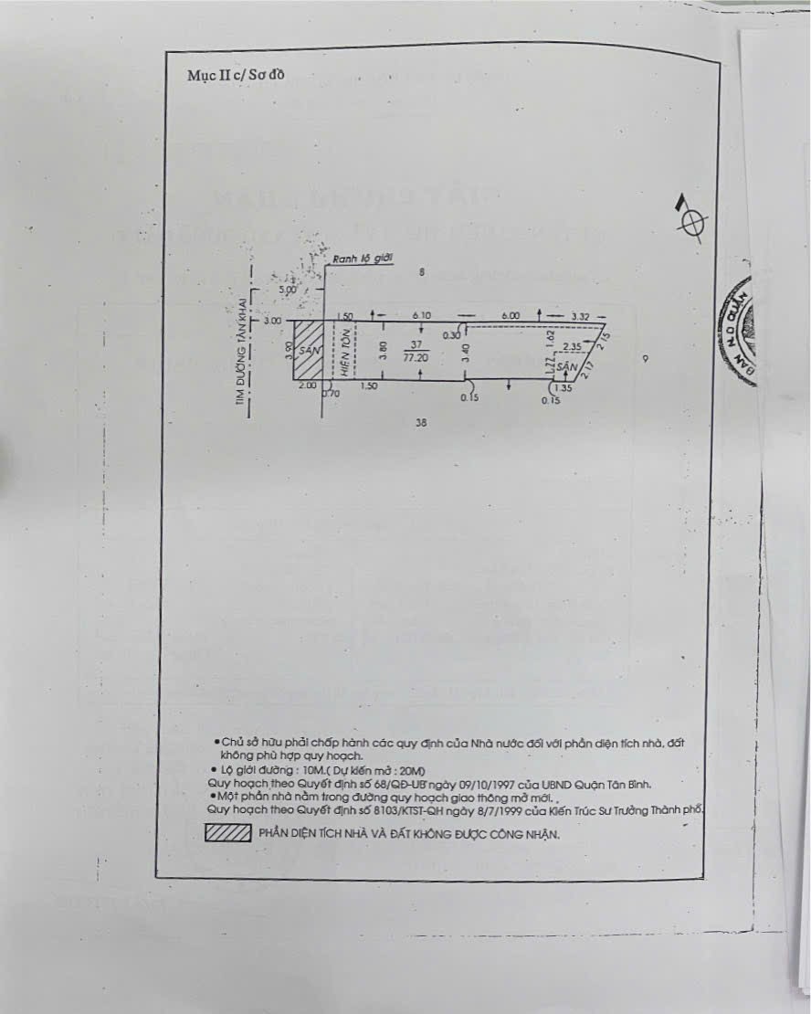 Bán nhà 10 Tân Khai Phường Tân Sơn Nhất - Hinh 1