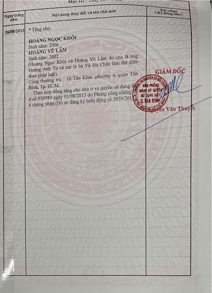 Bán nhà 10 Tân Khai Phường Tân Sơn Nhất - Hinh 3