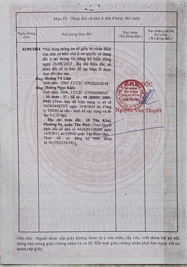 Bán nhà 10 Tân Khai Phường Tân Sơn Nhất - Hinh 5