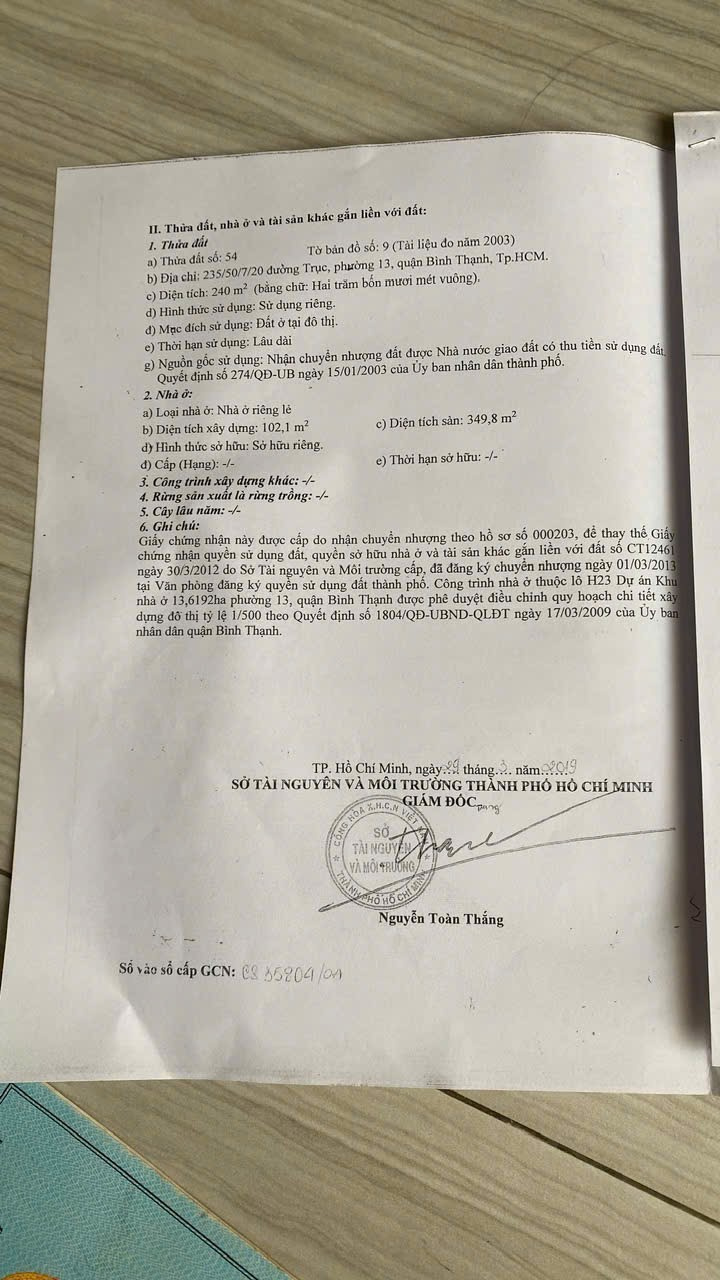 Bán nhà 235/50/7/20 Đặng Thùy Trâm Phường Bình Lợi Trung - Hinh 23