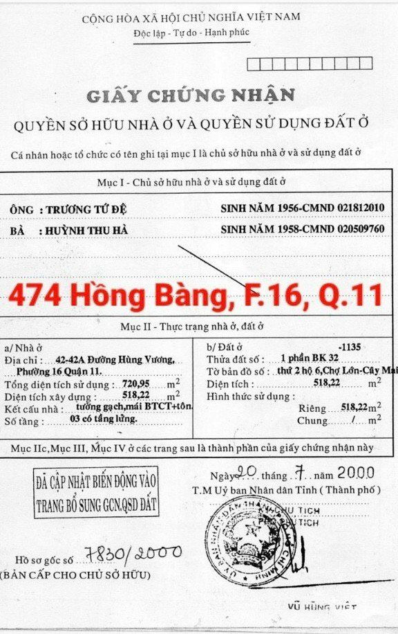 Bán nhà 474 Hồng Bàng Phường Minh Phụng - Hinh 3