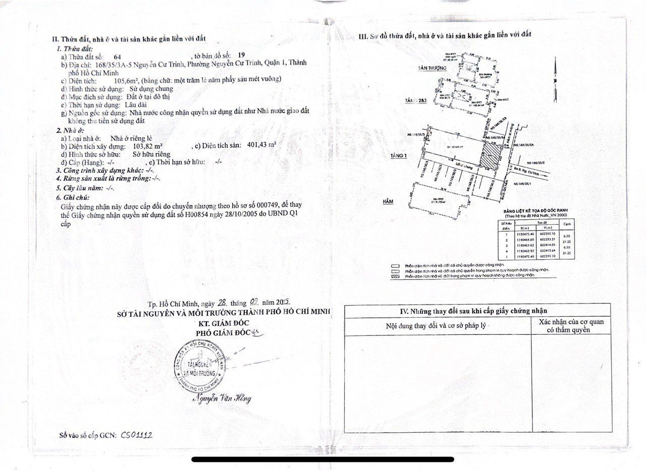 Bán nhà 168/35/3A-5 Nguyễn Cư Trinh Phường Cầu Ông Lãnh - Hinh 12