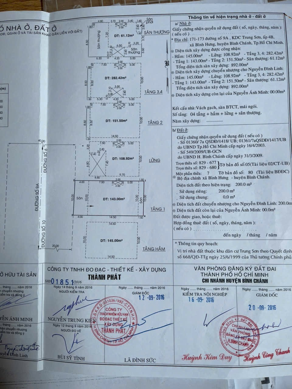 Bán nhà 171-173Thửa: 776Tờ: 80 9A Xã Bình Hưng - Hinh 9