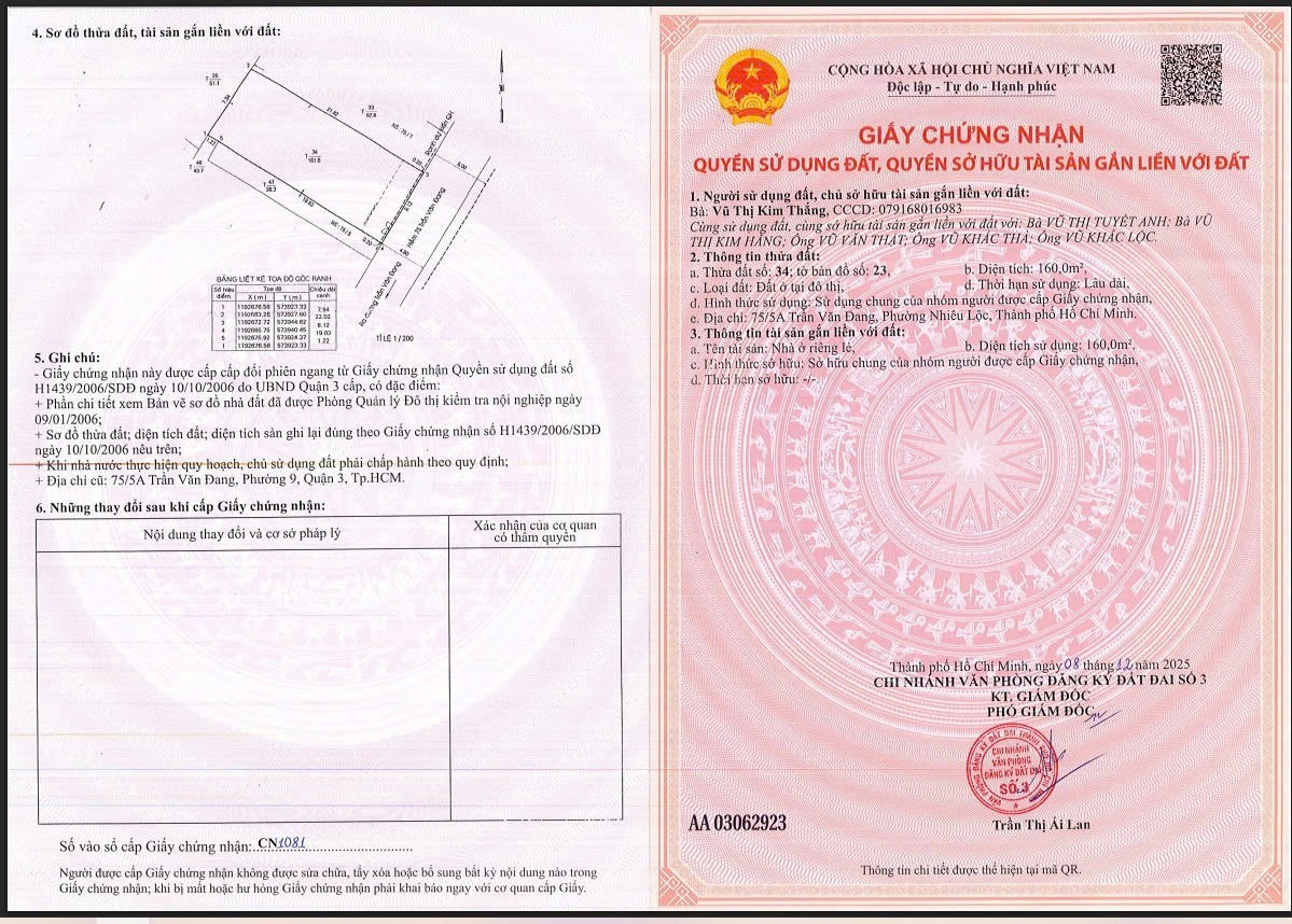 Bán nhà 75/5A Trần Văn Đang Phường Nhiêu Lộc - Hinh 7
