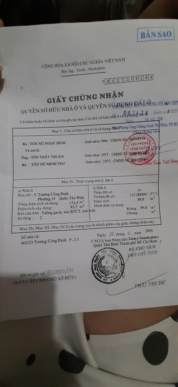 Bán nhà 7 Trương Công Định Phường Tân Bình - Hinh 5