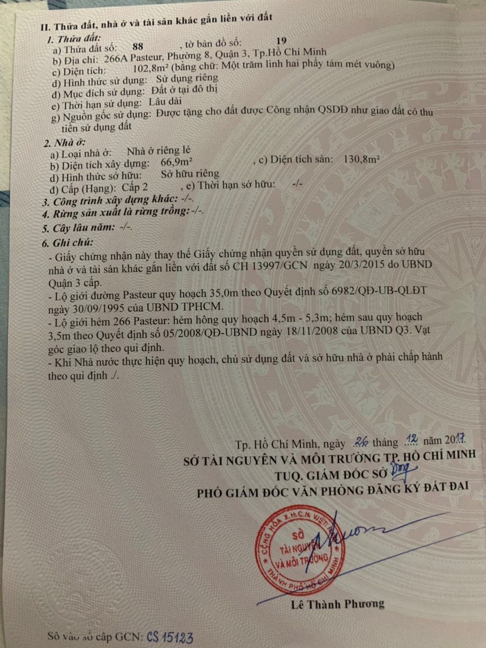 Bán nhà 266A Pasteur Phường Xuân Hòa - Hinh 4