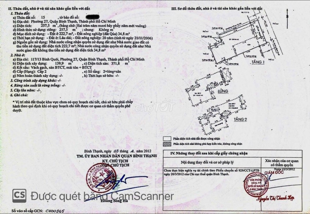 Bán nhà 117/13 Bình Quới Phường Bình Quới - Hinh 5