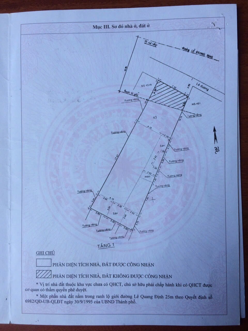 Bán nhà 449BThửa: 19Tờ: 01 Lê Quang Định Phường Bình Lợi Trung - Hinh 4