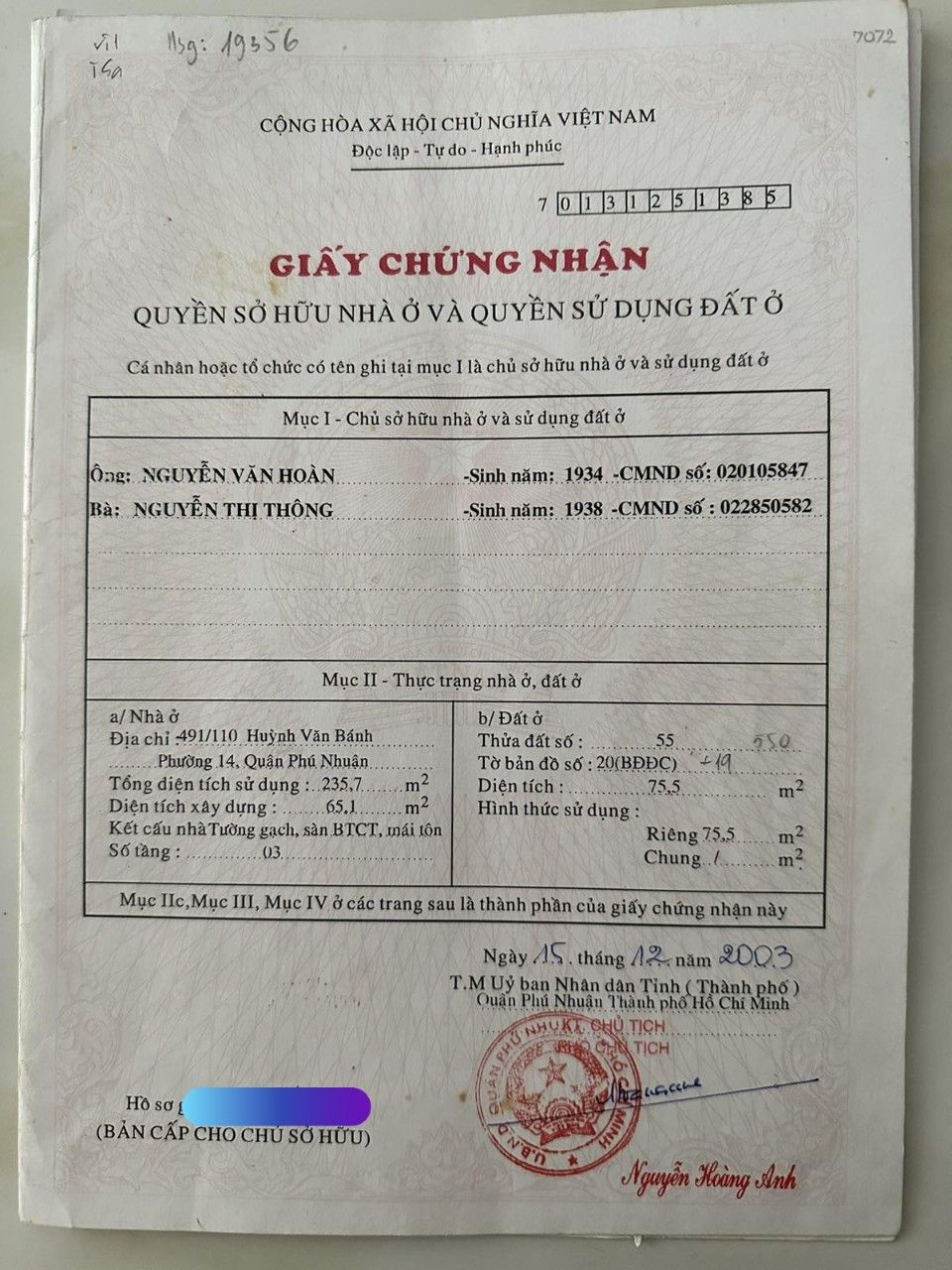 Bán nhà 1202 Trường Sa Phường Phú Nhuận - Hinh 12
