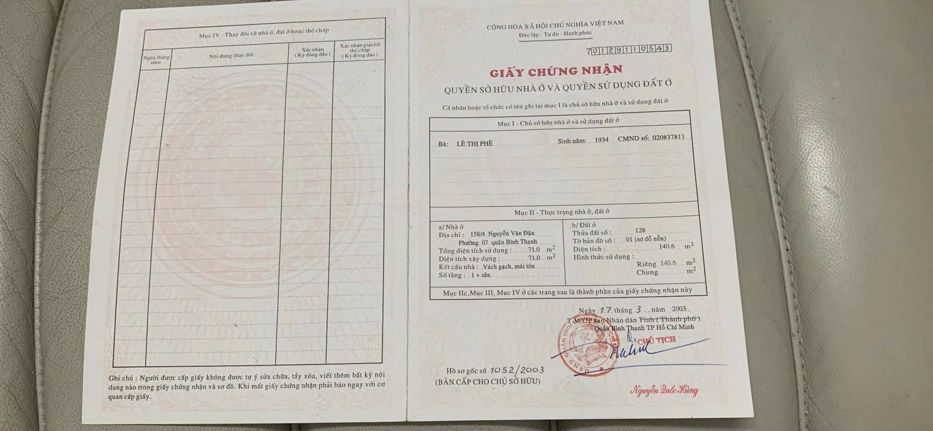 Bán nhà 158/4 Nguyễn Văn Đậu Phường Gia Định - Hinh 3
