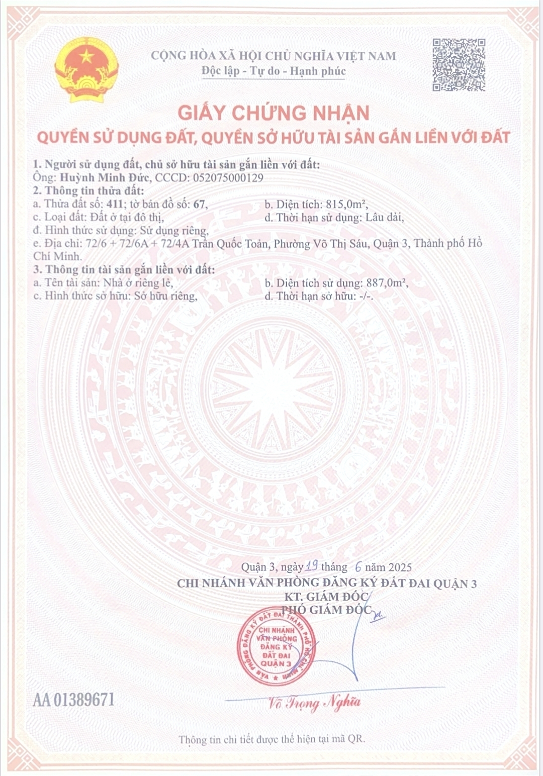 Bán nhà 72/6+72/6A+72/4A Trần Quốc Toản Phường Xuân Hòa - Hinh 1
