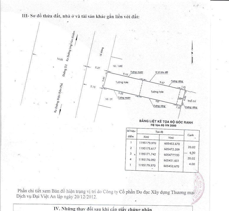 Bán nhà 164A-166 Nguyễn Gia Trí Phường Thạnh Mỹ Tây - Hinh 3