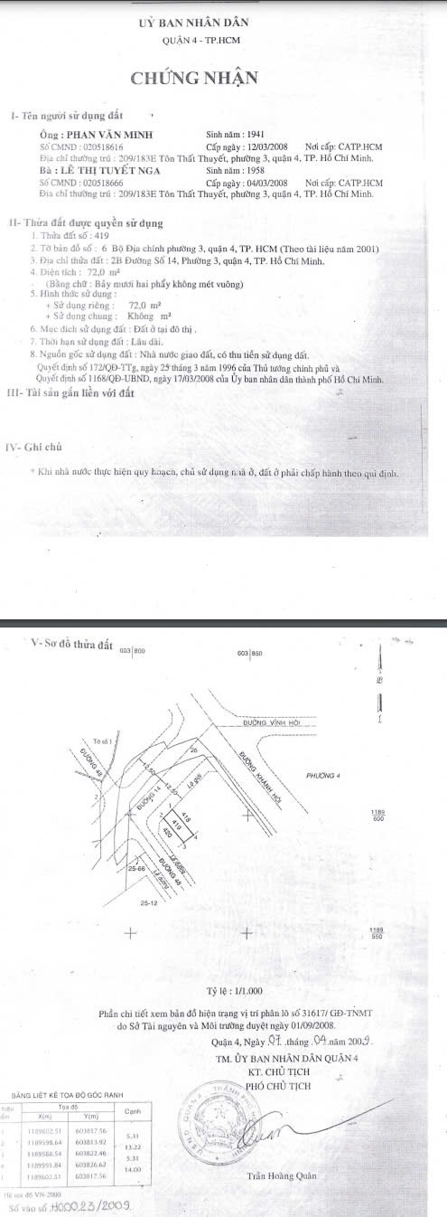 Bán nhà 2A-2B-2C Vĩnh Hội Phường Vĩnh Hội - Hinh 3