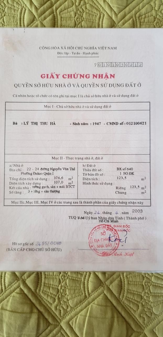 Bán nhà 22-24 Nguyễn Văn Thủ Phường Sài Gòn - Hinh 2