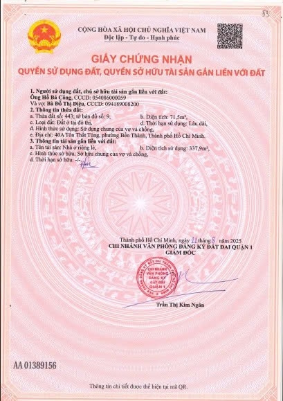 Bán nhà 40A Tôn Thất Tùng Phường Bến Thành - Hinh 18