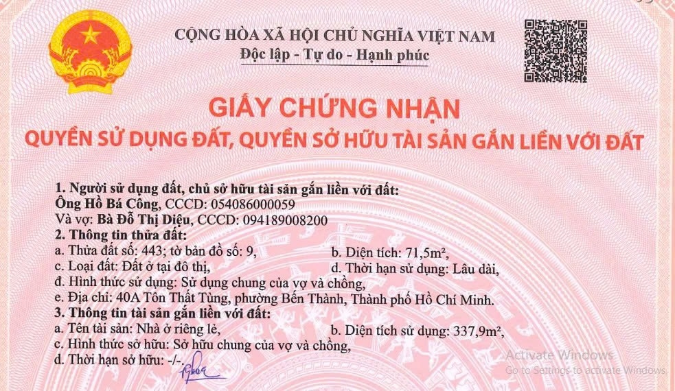 Bán nhà 40A Tôn Thất Tùng Phường Bến Thành - Hinh 19