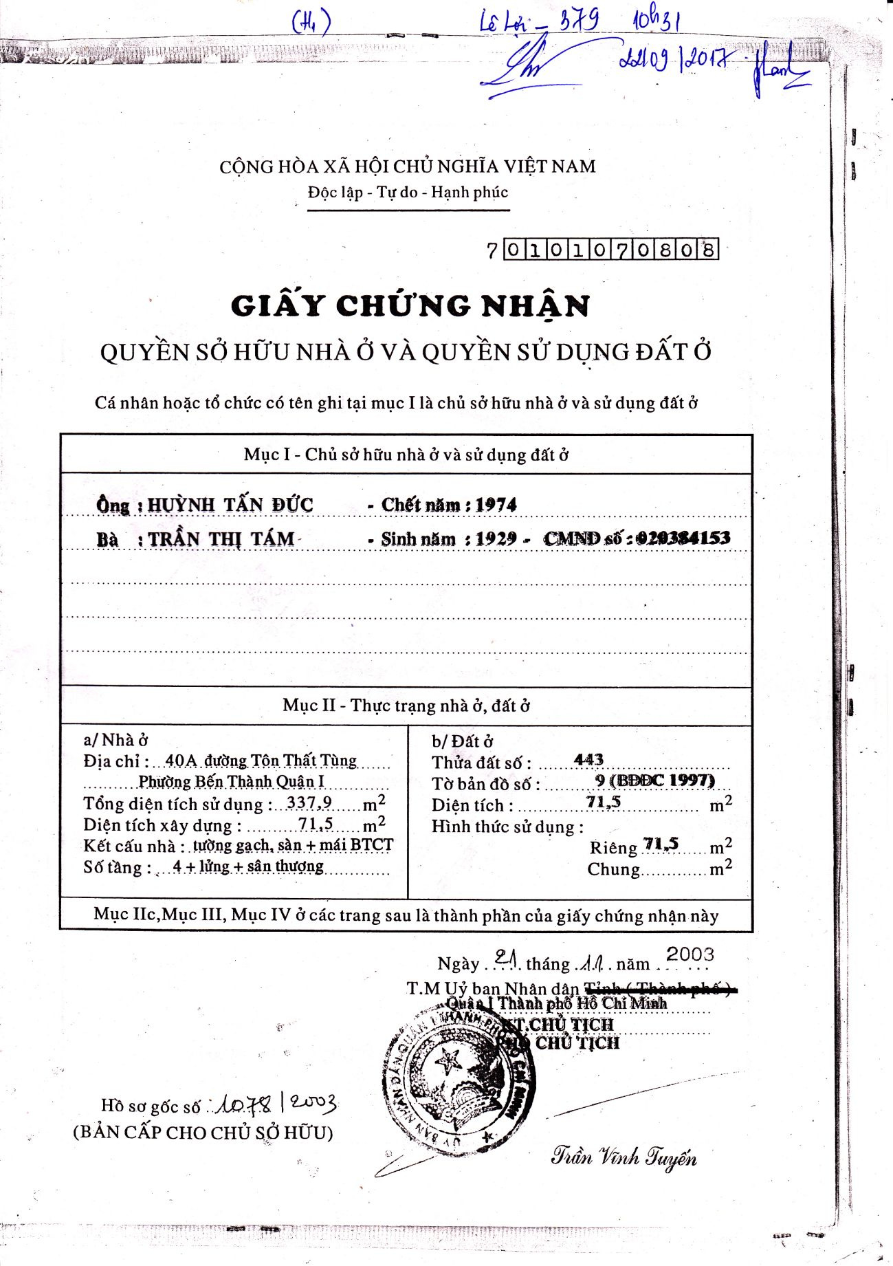Bán nhà 40A Tôn Thất Tùng Phường Bến Thành - Hinh 22
