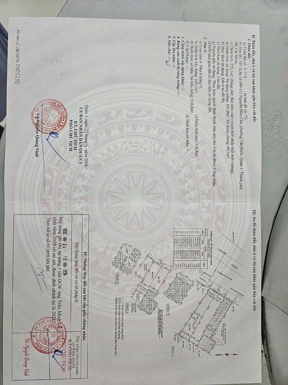 Bán nhà 107-109-111Thửa: 3+7+8Tờ: 73 Nguyễn Hữu Cầu Phường Tân Định - Hinh 8