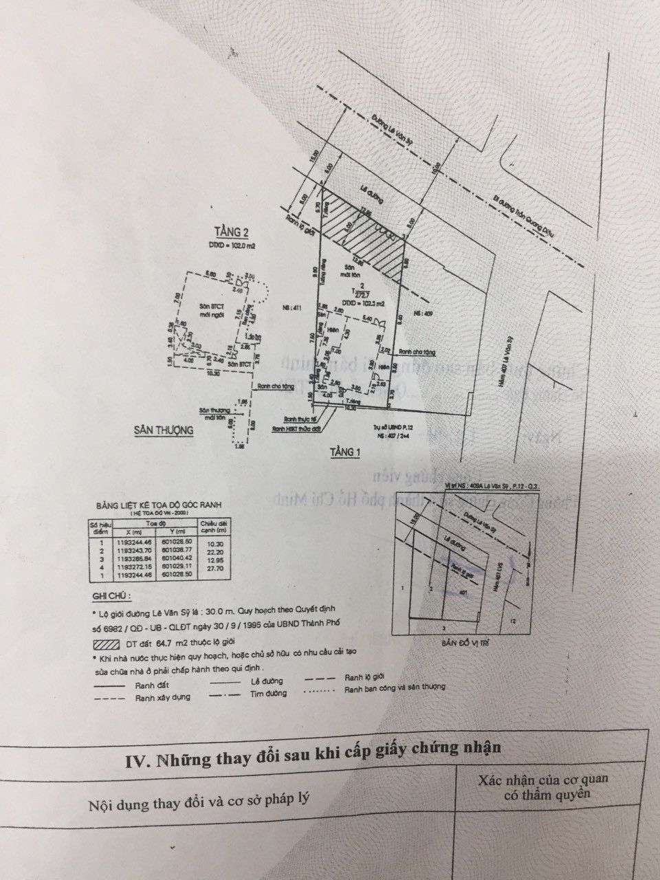 Bán nhà 409a Lê Văn Sỹ Phường Nhiêu Lộc - Hinh 4
