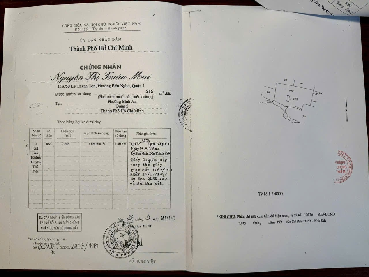 Bán nhà 19Thửa: 863Tờ: 1 Số 23 Phường Hiệp Bình - Hinh 8