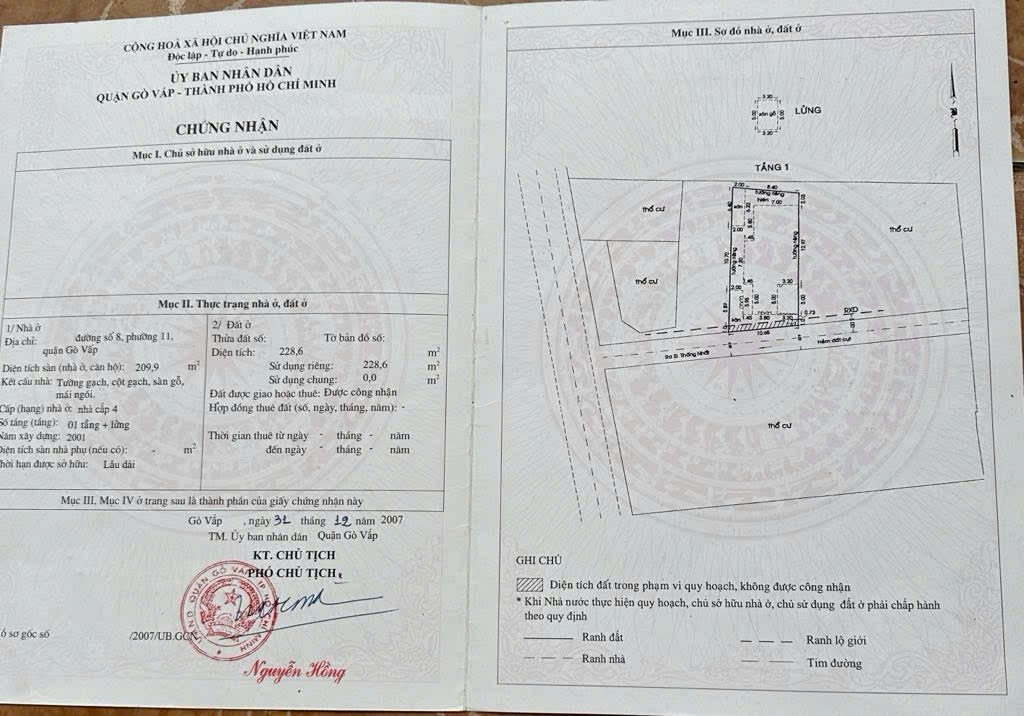 Bán nhà 194/1 Số 8 Phường Thông Tây Hội - Hinh 3