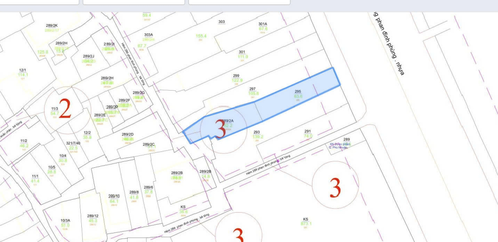 Bán nhà 295+289/2/2 Phan Đình Phùng Phường Phú Nhuận - Hinh 1