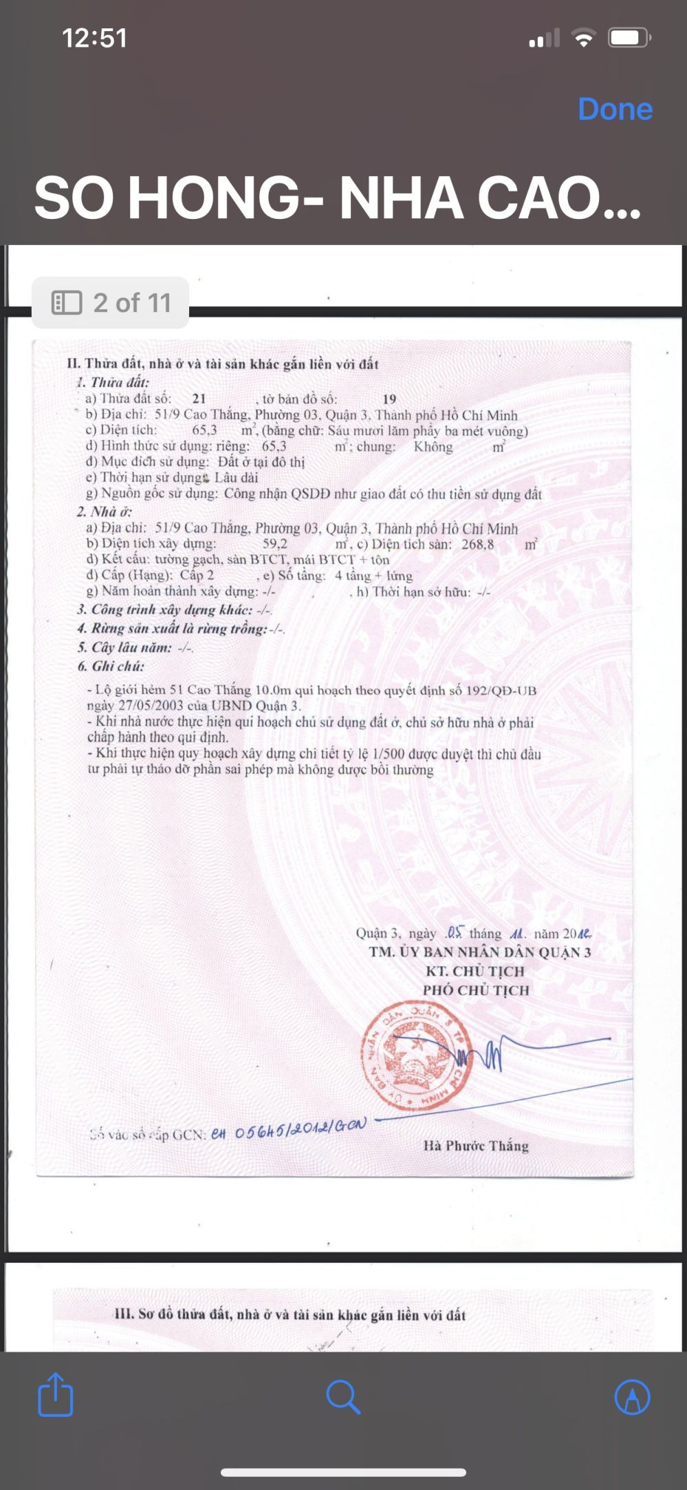 Bán nhà 51/9 Cao Thắng Phường Bàn Cờ - Hinh 4