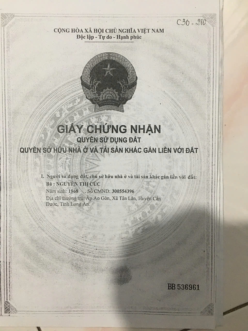 Bán nhà 303Thửa: 513Tờ: 43 Số 442 Phường Tăng Nhơn Phú - Hinh 2