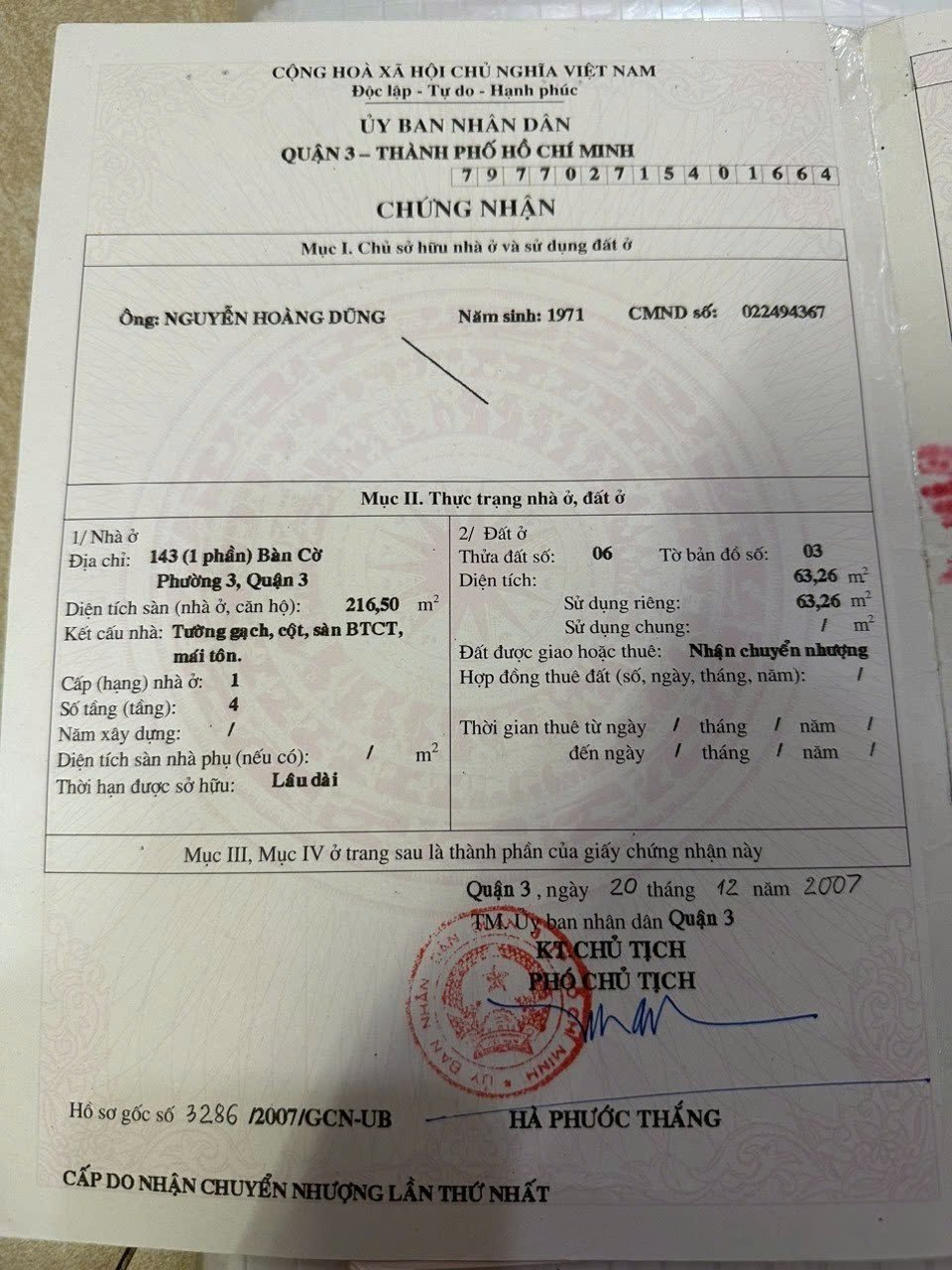 Bán Nhà 143-145 Bàn Cờ Phường Bàn Cờ - Hinh 6