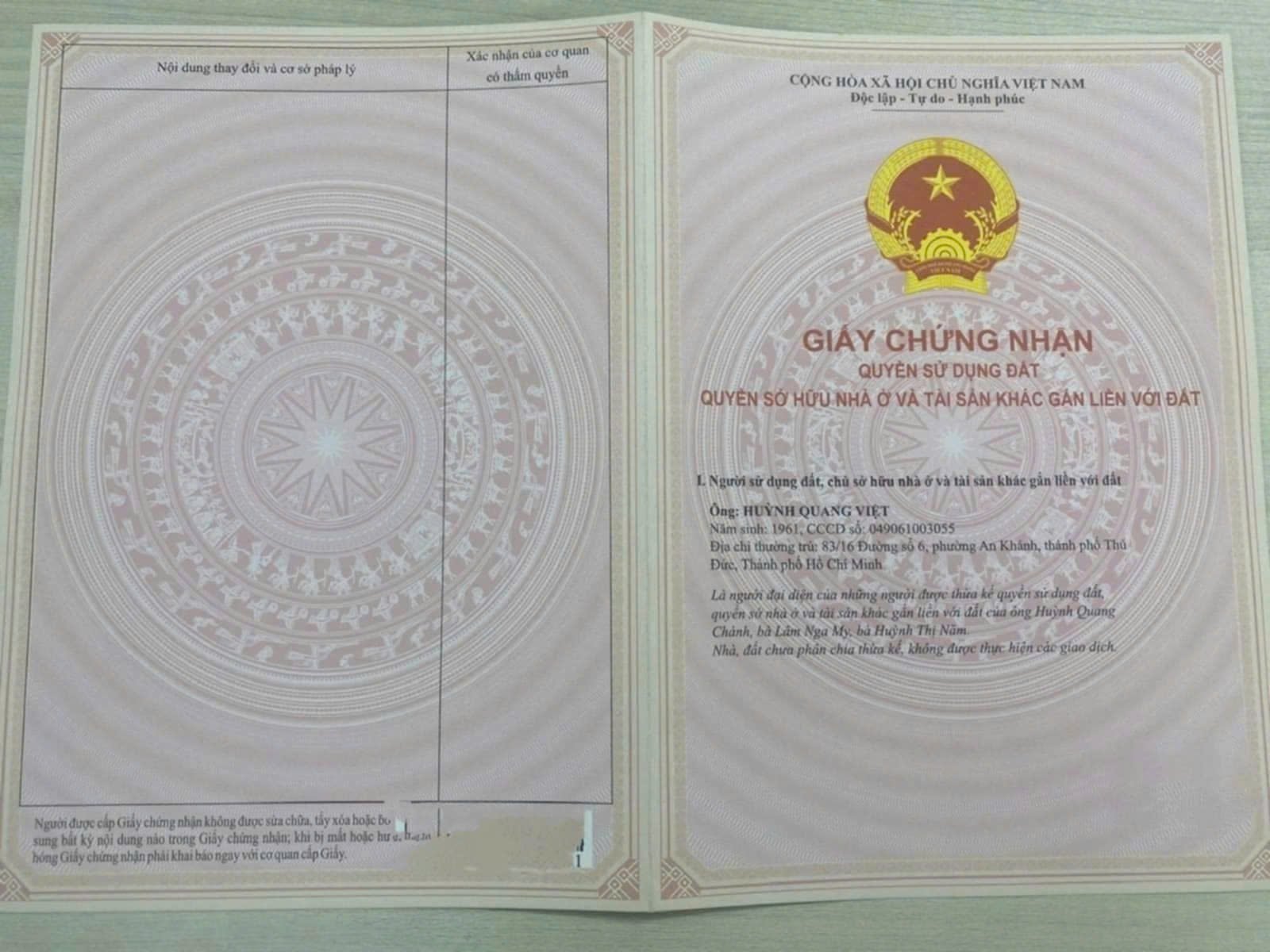 Bán Nhà 633/55Thửa: 47Tờ: 14 Điện Biên Phủ Phường Bàn Cờ - Hinh 1