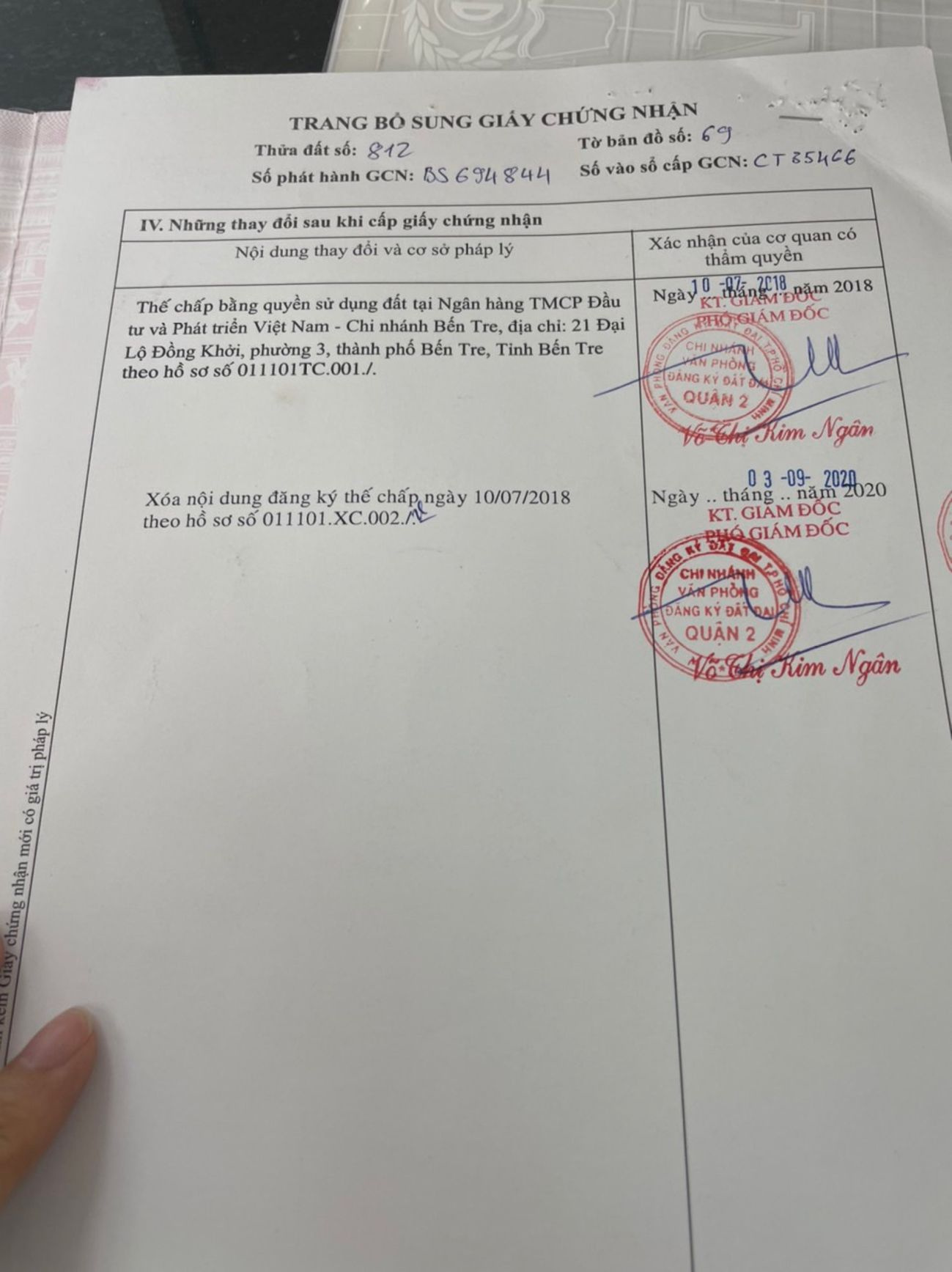 Bán nhà 144Thửa: 812Tờ: 69 Cao Đức Lân Phường Bình Trưng - Hinh 3