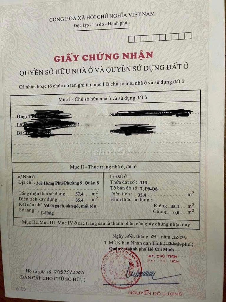 Bán nhà 362-364 Hưng Phú Quận 8 - Hinh 3