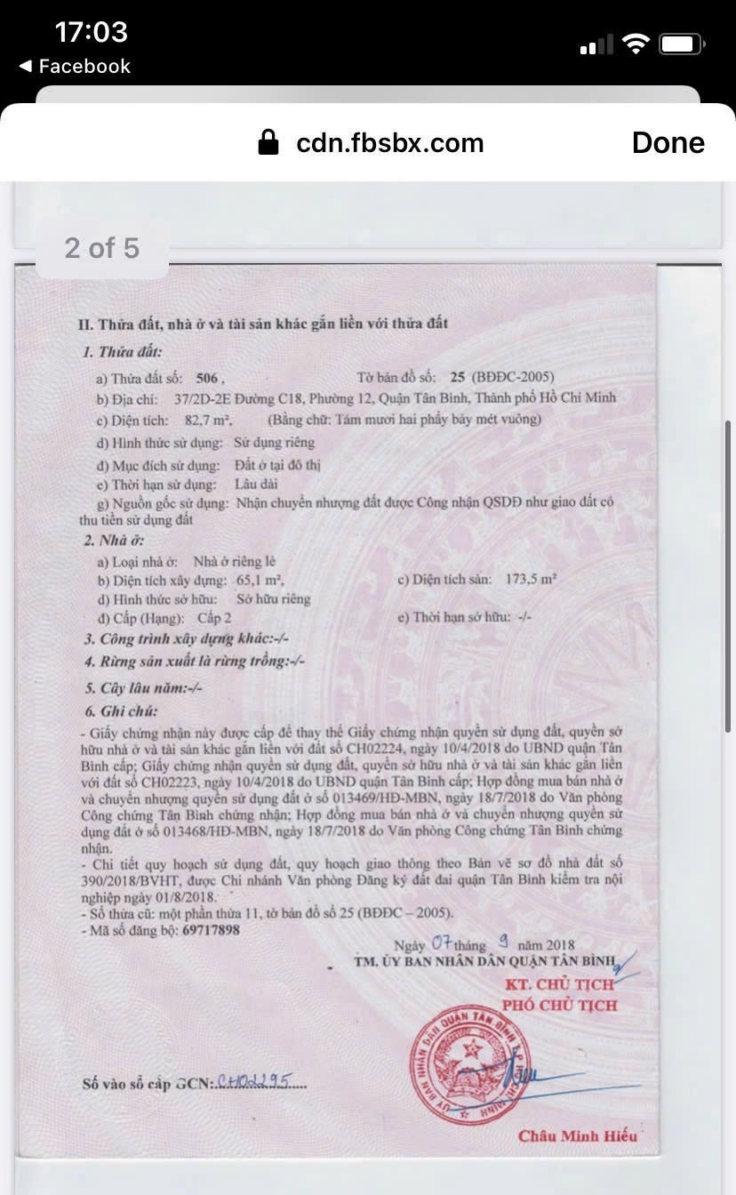 Bán nhà 37/2D-2E C18 Phường Bảy Hiền - Hinh 4