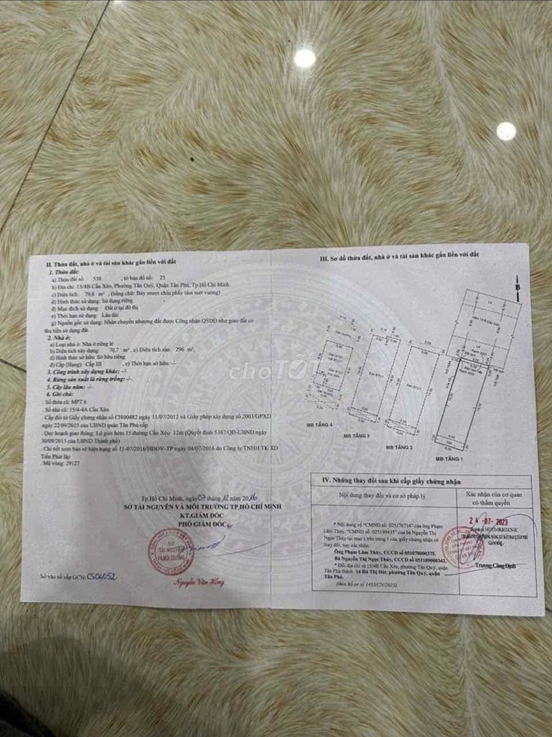 Bán nhà 14 Hà Thị Đát Phường Phú Thọ Hòa - Hinh 3