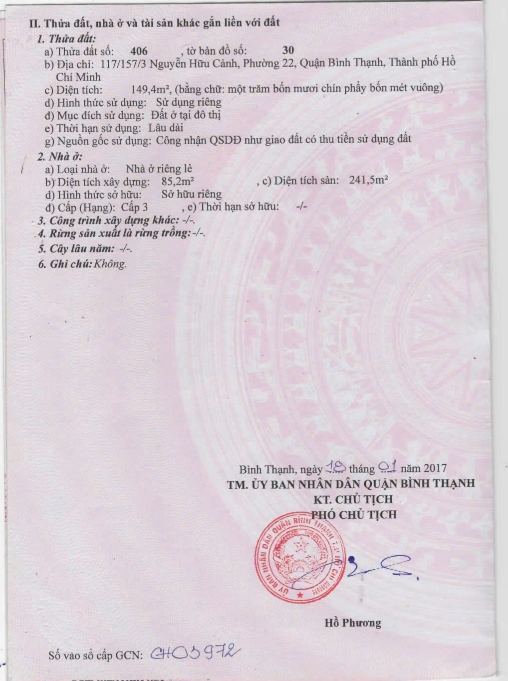 Bán nhà 117/157/3 Nguyễn Hữu Cảnh Phường Thạnh Mỹ Tây - Hinh 6