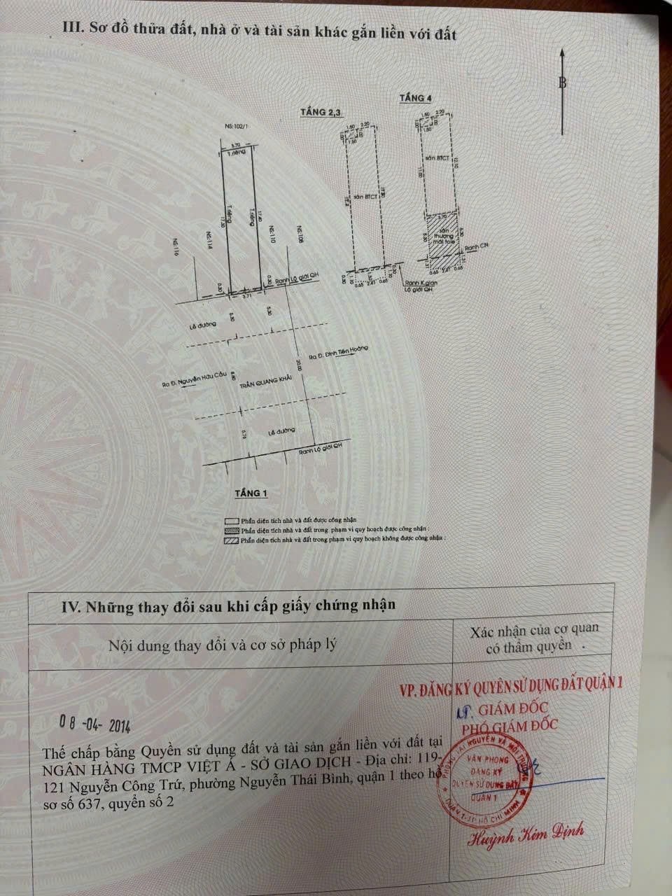 Bán nhà 112 Trần Quang Khải Phường Tân Định - Hinh 3