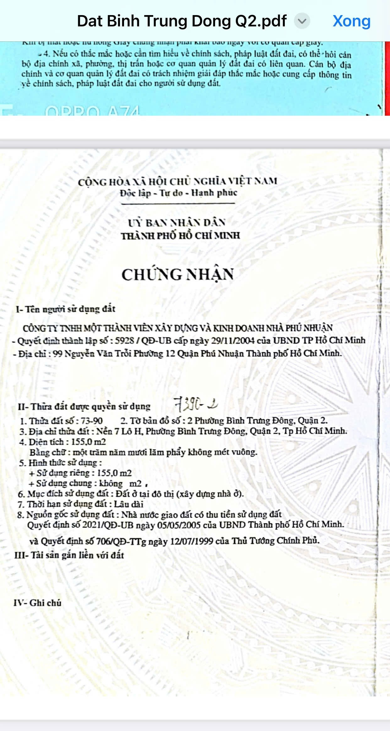 Bán nhà Thửa: 73-90Tờ: 2 Số 52 Phường Bình Trưng - Hinh 11