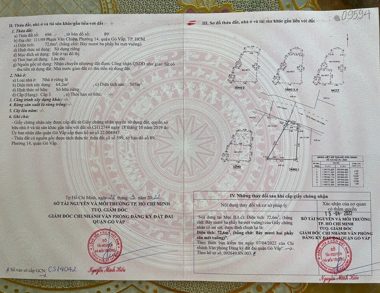 Bán nhà 111/49 Phạm Văn Chiêu Phường An Hội Tây - Hinh 4