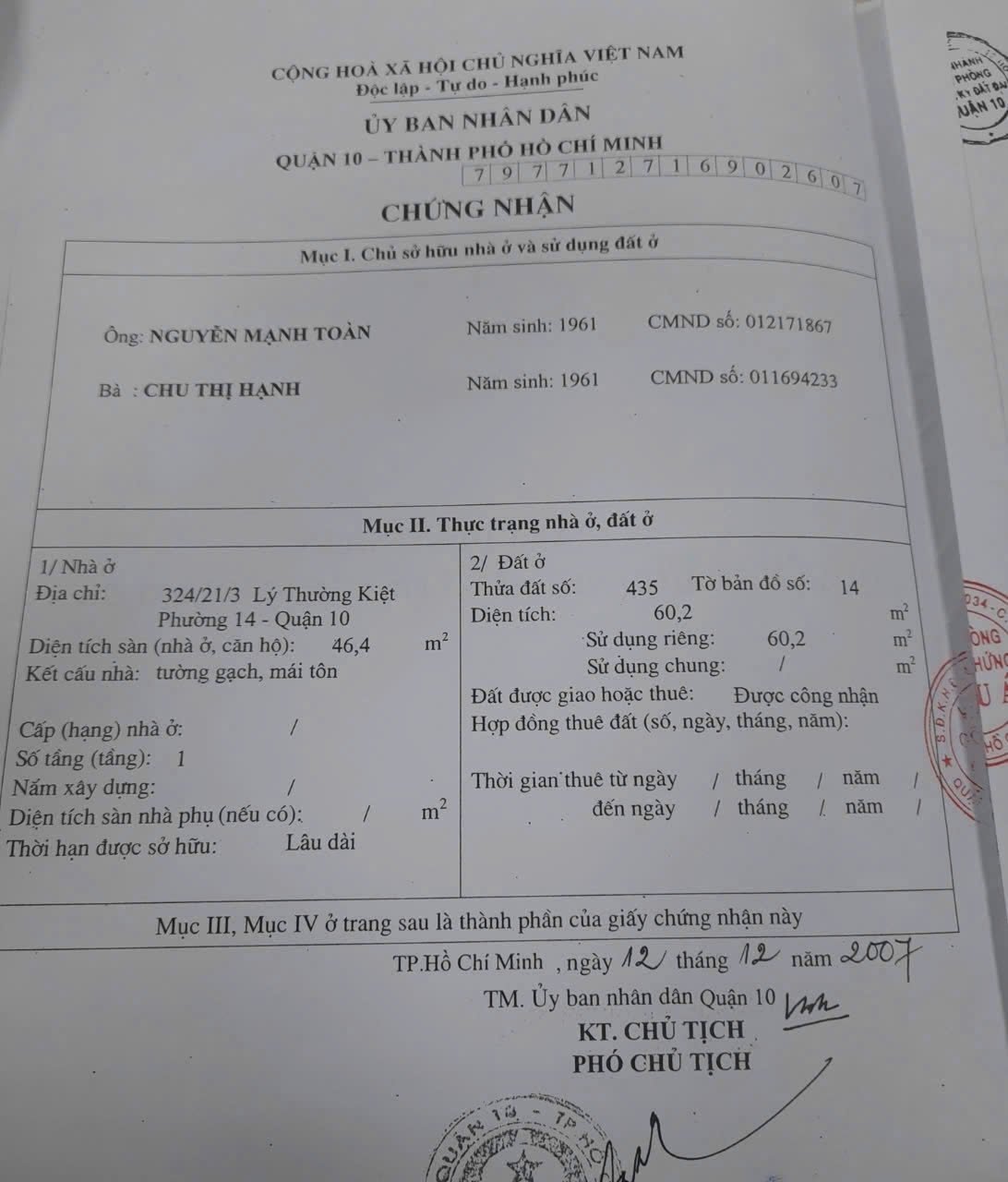 Bán nhà 324/21/3 Lý Thường Kiệt Phường Diên Hồng - Hinh 5