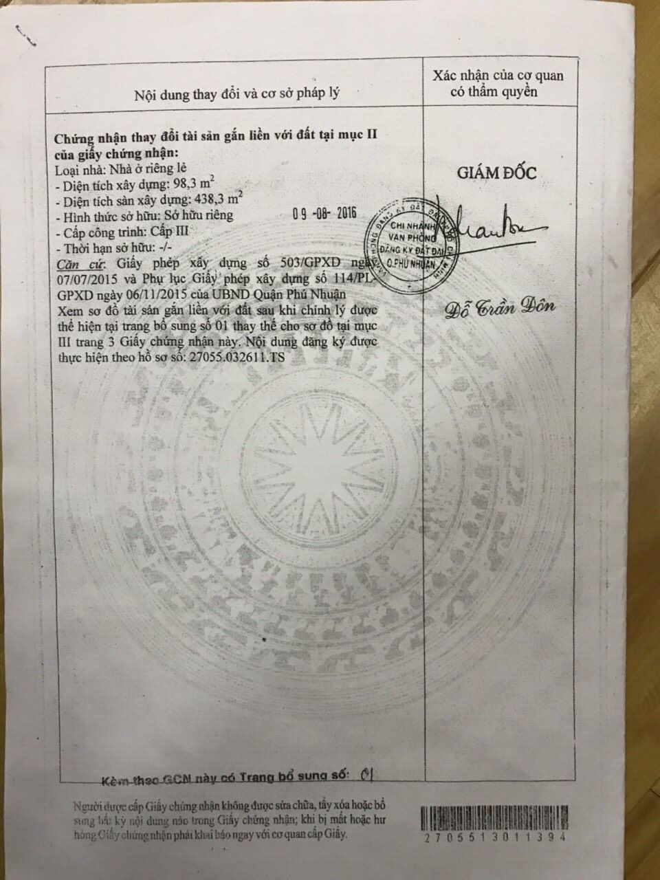 Bán nhà 126B Phan Đăng Lưu Phú Nhuận - Hinh 2
