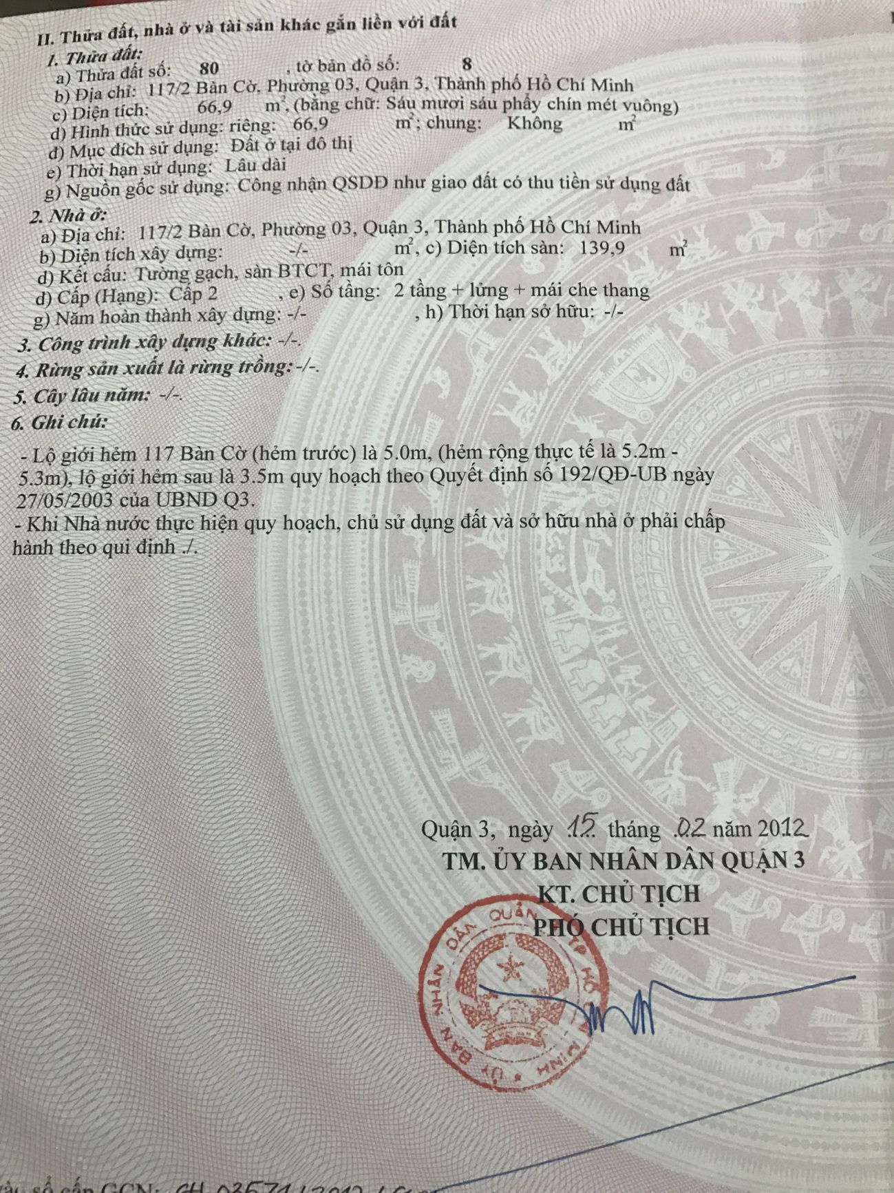 Bán nhà 117/2 Bàn Cờ Phường Bàn Cờ - Hinh 7