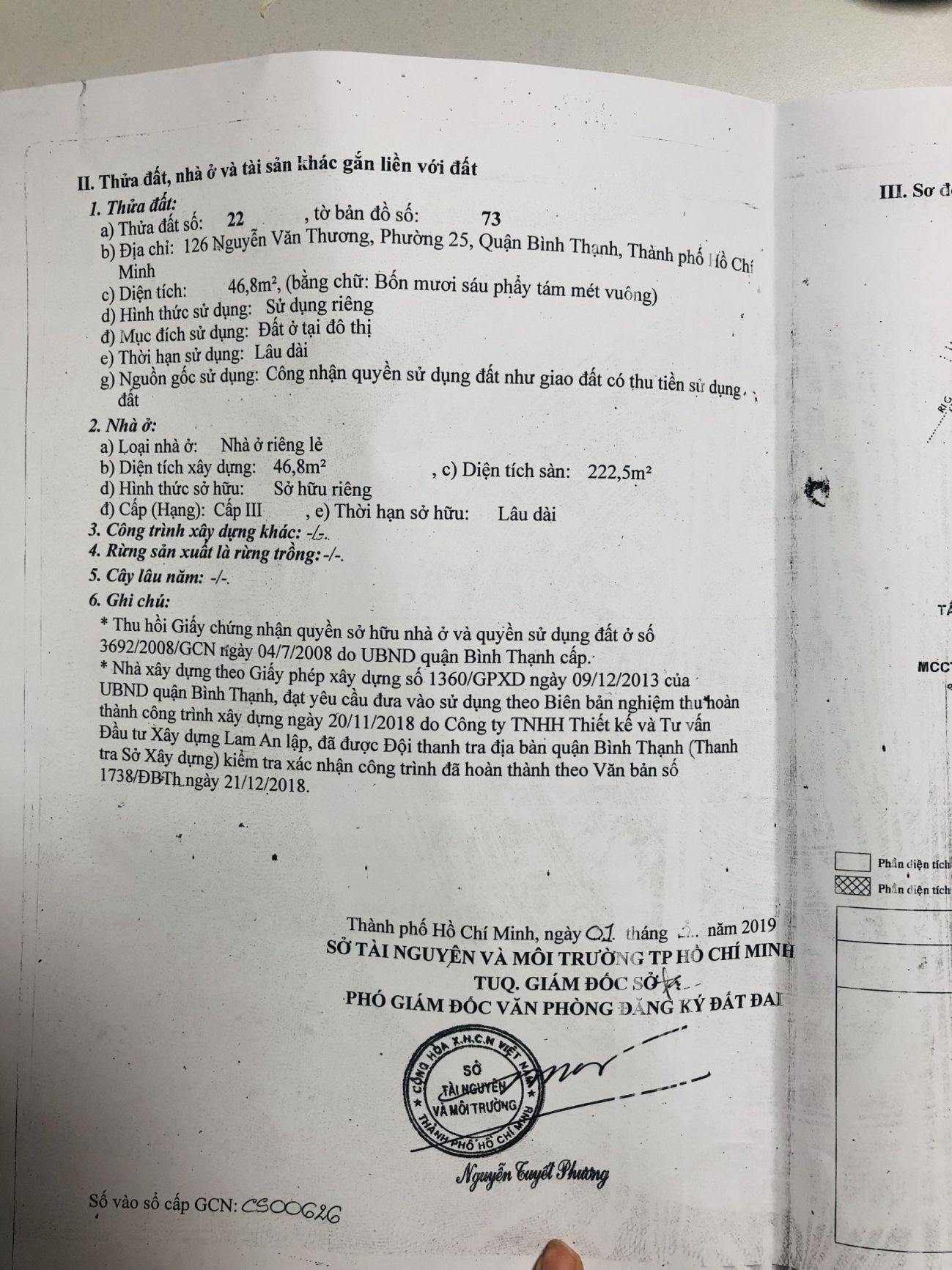 Bán Nhà 126-128 Nguyễn Văn Thương Phường Thạnh Mỹ Tây - Hinh 4