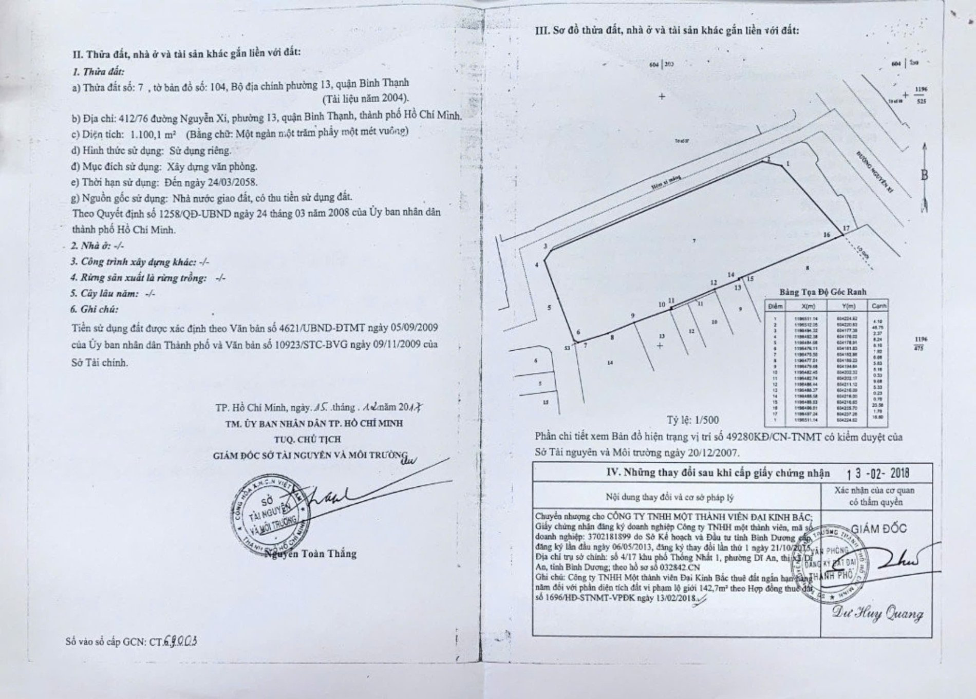 Bán nhà 215Thửa: 7Tờ: 104 Nguyễn Xí Phường Bình Lợi Trung - Hinh 3