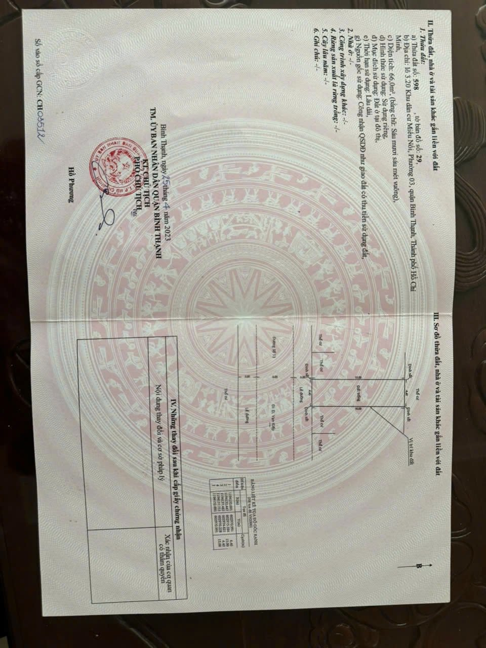 Bán Nhà Thửa: 598Tờ: 29Số Lô: 3.20 Số 13 Bình Thạnh - Hinh 3