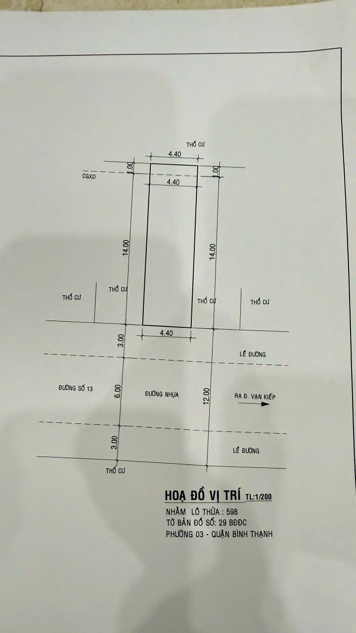 Bán Nhà Thửa: 598Tờ: 29Số Lô: 3.20 Số 13 Bình Thạnh - Hinh 4