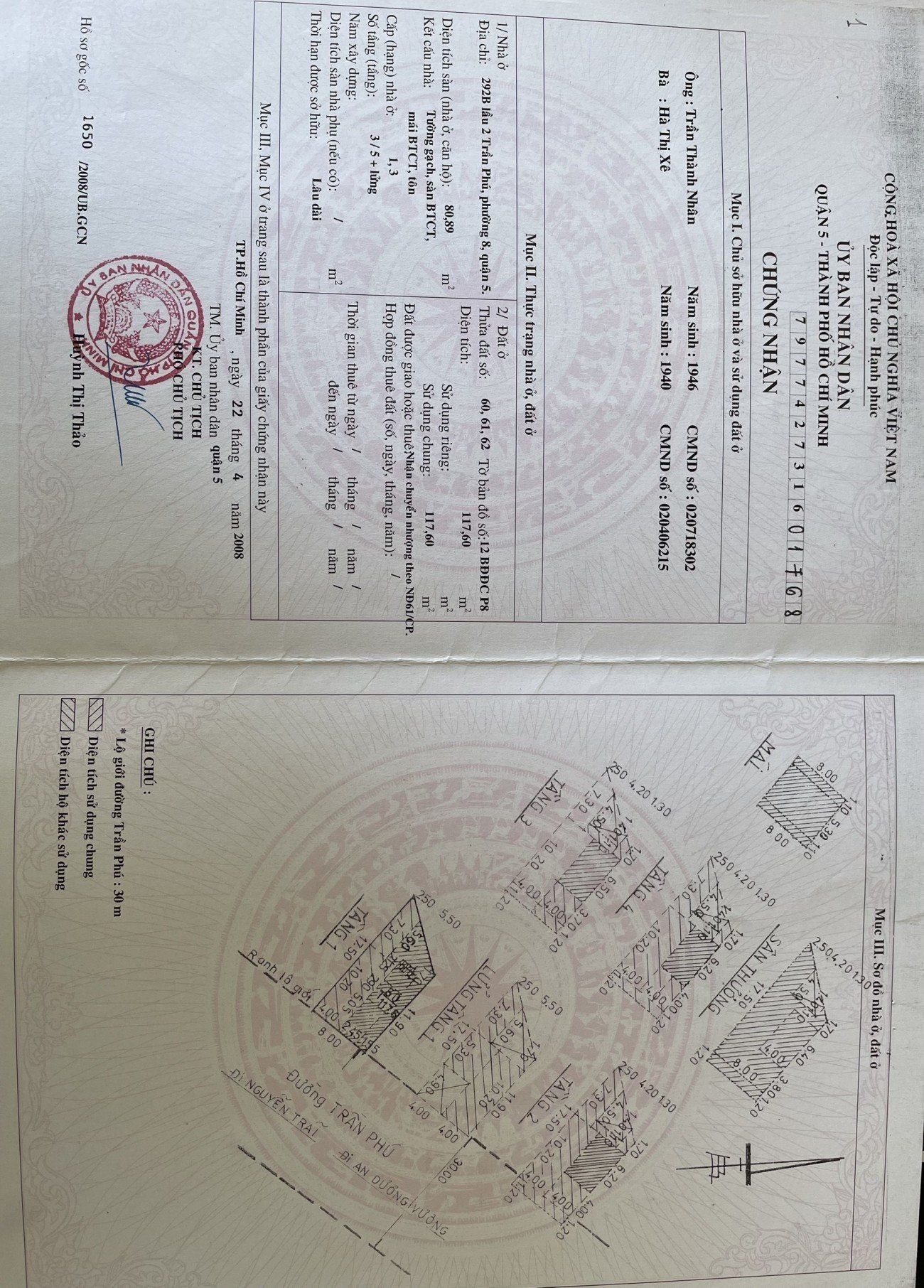 Bán nhà 292A-292B Trần Phú Quận 5 - Hinh 7