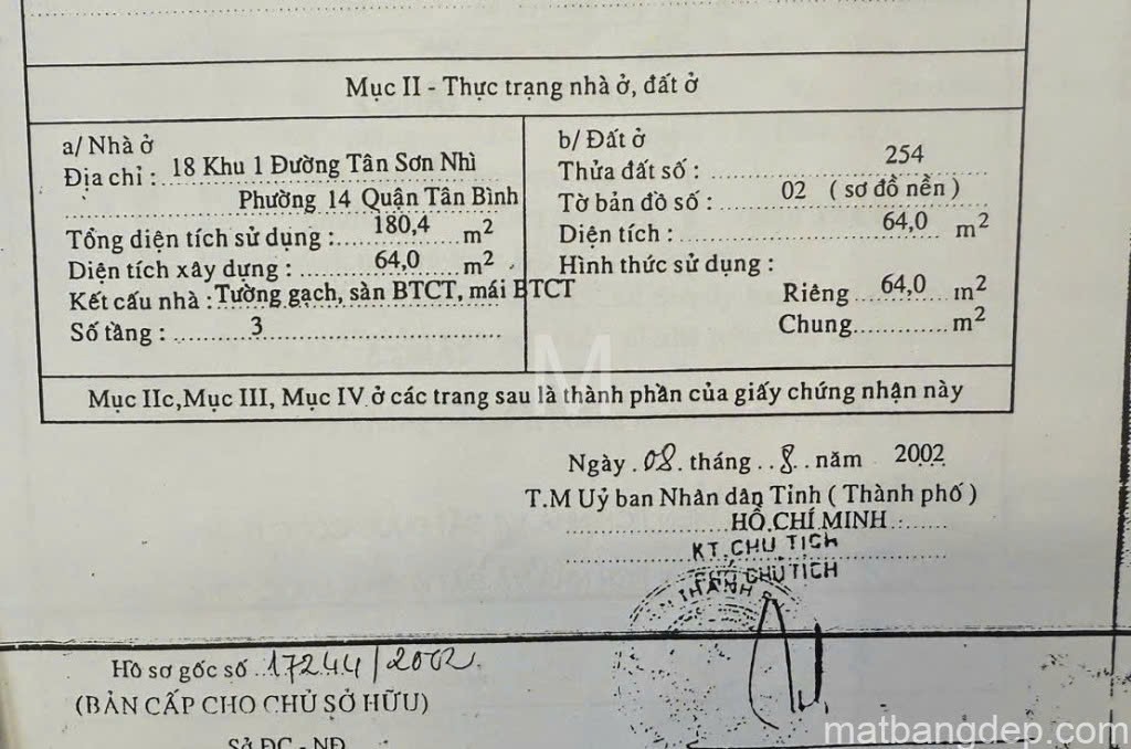 Bán nhà 229A-231 Tân Sơn Nhì Phường Tân Sơn Nhì - Hinh 3