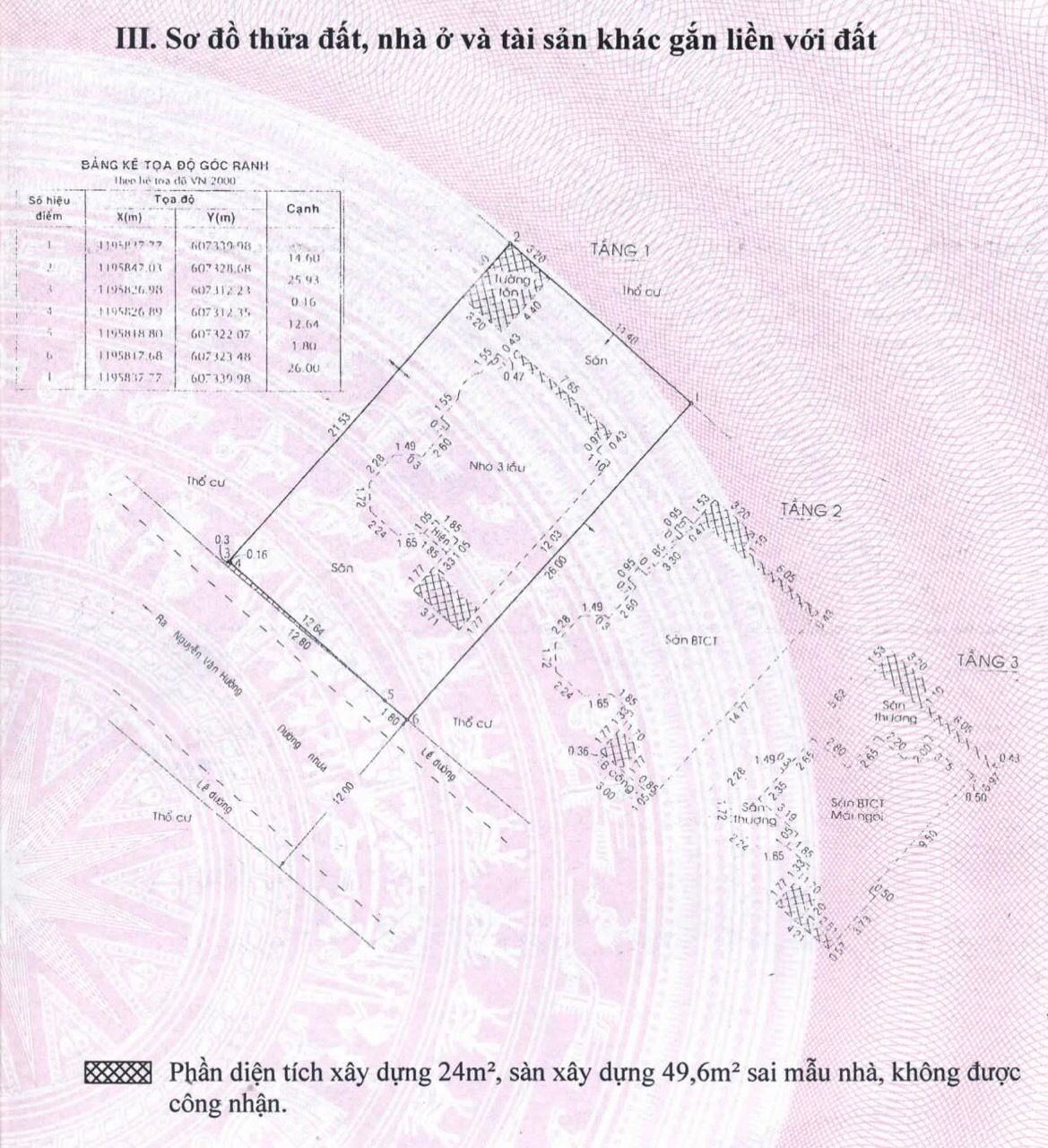 Bán nhà 215C3Thửa: 520Tờ: 11 Nguyễn Văn Hưởng Phường An Khánh - Hinh 4